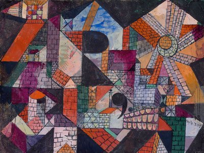 シティR、1919年。 作： Paul Klee