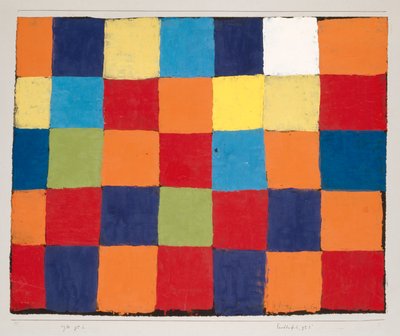 カラーテーブル「Qu 1」 作： Paul Klee