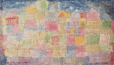 cenário colorido; Paisagens coloridas 作： Paul Klee