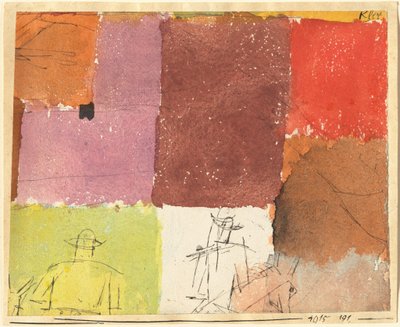 図形による合成 作： Paul Klee