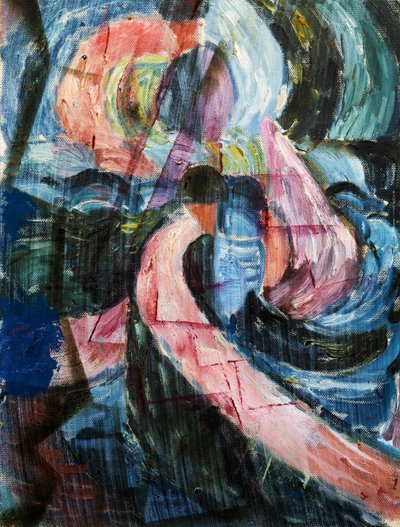 Rakentaminen vesiputouksen alla, risteys 作： Paul Klee