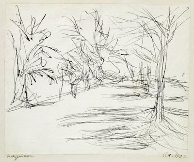 シュヴァインへの田舎道 作： Paul Klee