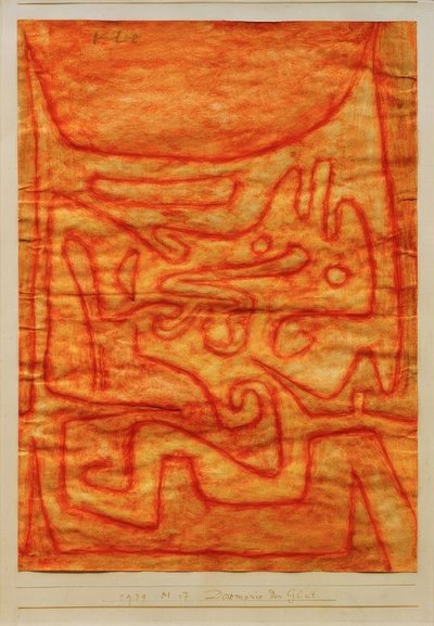 残り火のデーモン 作： Paul Klee