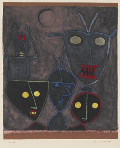 悪魔の人形、1929 作： Paul Klee