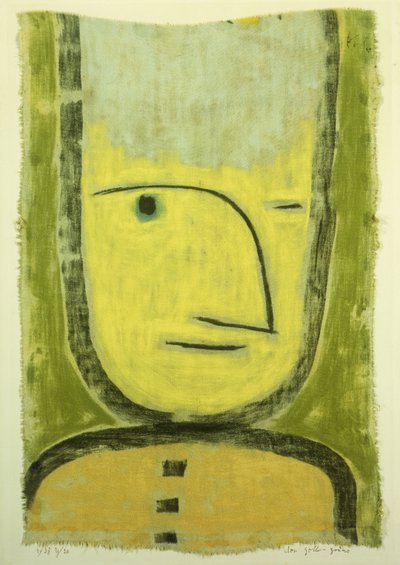 黄緑色 作： Paul Klee