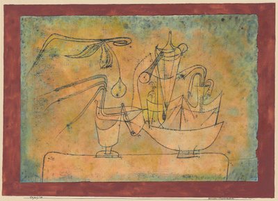 梨の蒸留、1921年。 作： Paul Klee