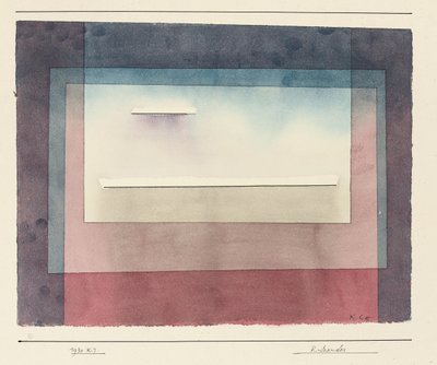 休眠、1930 作： Paul Klee