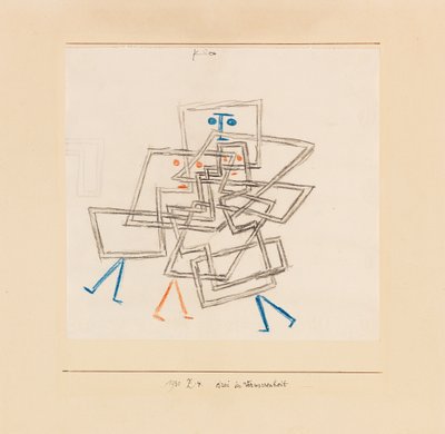 1930年、混乱する3人。 作： Paul Klee