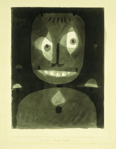 愚かな悪魔 作： Paul Klee
