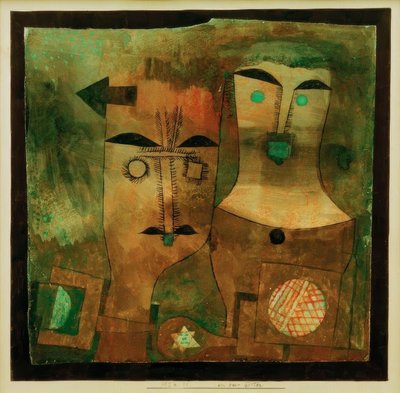 神々のカップル 作： Paul Klee