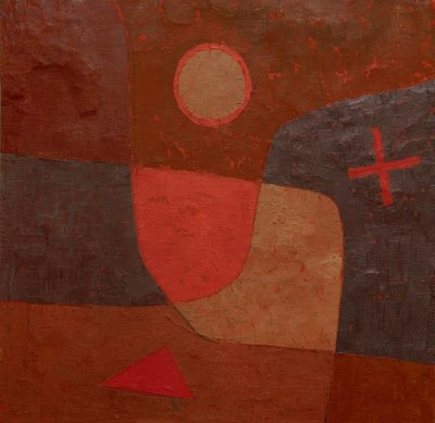 製作中の天使 作： Paul Klee