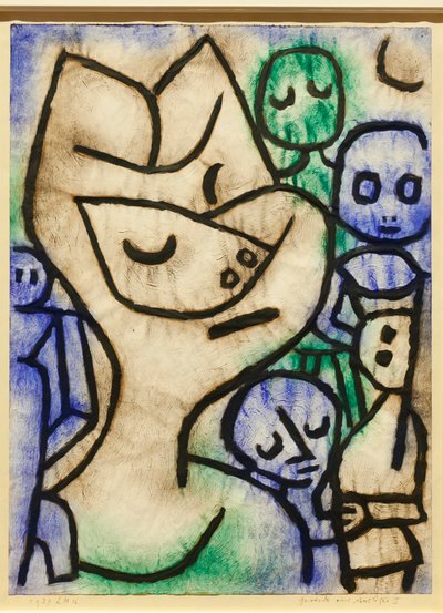 顔の表情 作： Paul Klee