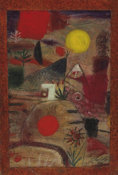 祝賀と没落、1920年。 作： Paul Klee