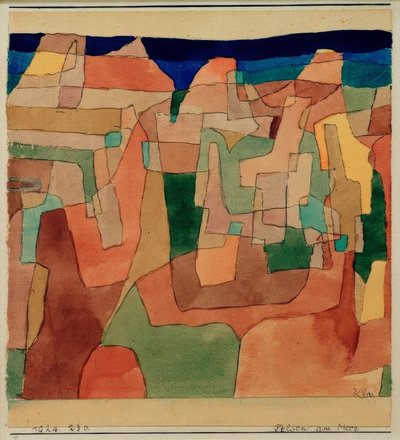 海の岩 作： Paul Klee