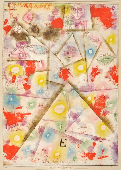 記念シート E パウル・クレー (1879-1940) 作： Paul Klee
