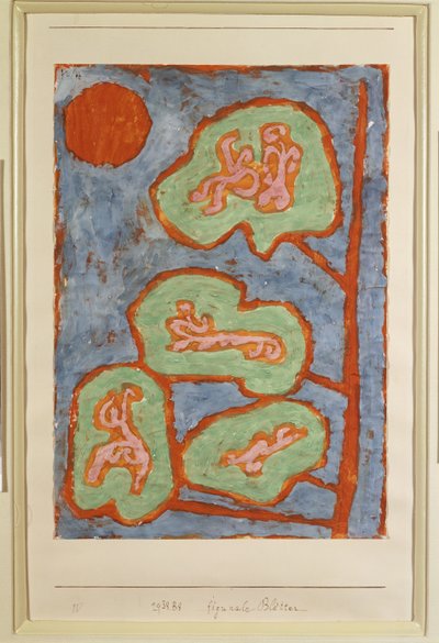 比喩的な葉 作： Paul Klee