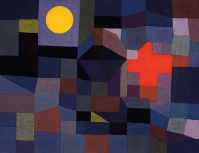 満月の火 作： Paul Klee