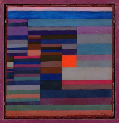 夕方の火 作： Paul Klee