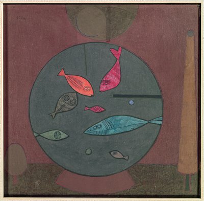 円の魚 作： Paul Klee