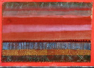 フラットランドスケープ 作： Paul Klee