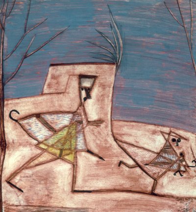 逃げる子供たち 作： Paul Klee
