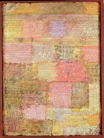 フィレンツェの住宅街 作： Paul Klee