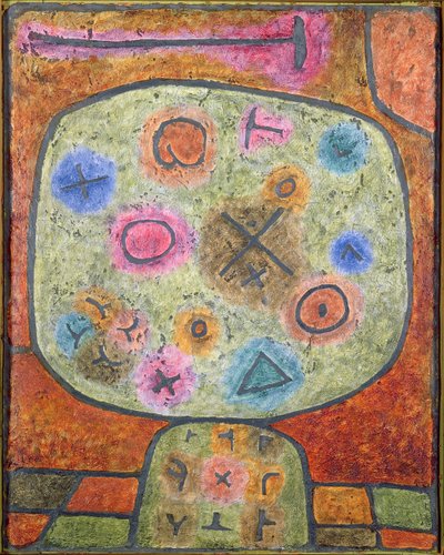 フラワーズ イン ストーン 作： Paul Klee
