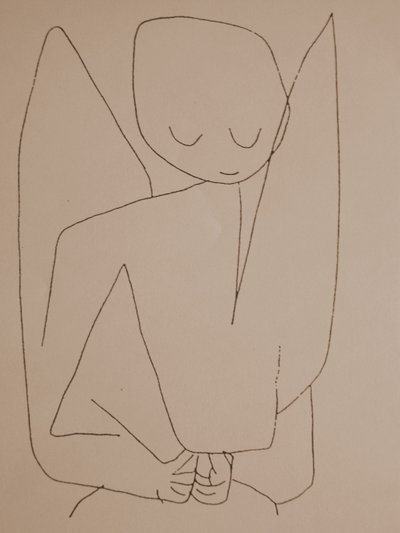 忘却の天使忘却の天使、1939 作： Paul Klee