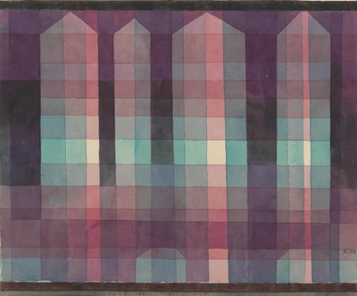 フォータワーズ、1923年。 作： Paul Klee