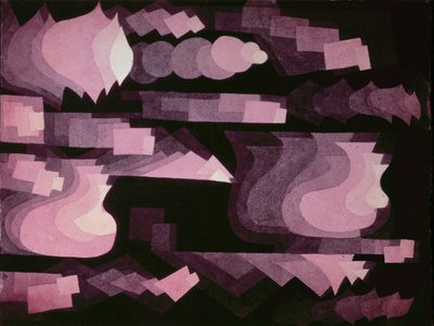 fuga em vermelho 作： Paul Klee