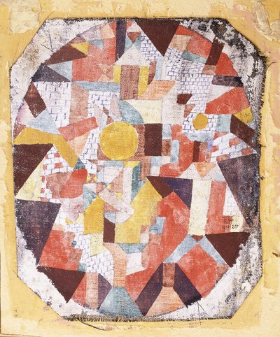 レンガ造りの満月 作： Paul Klee