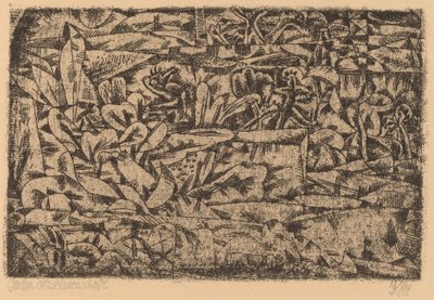 情熱の庭 作： Paul Klee