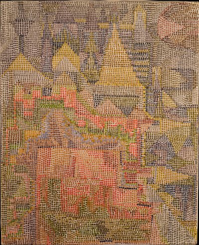 城の庭園 作： Paul Klee