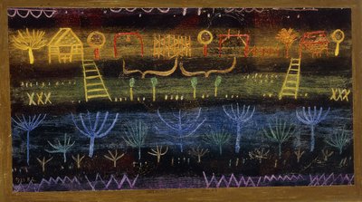 jardim no nível; jardim na planície 作： Paul Klee