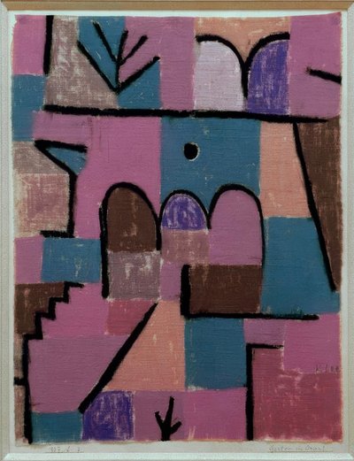 東洋の庭 作： Paul Klee