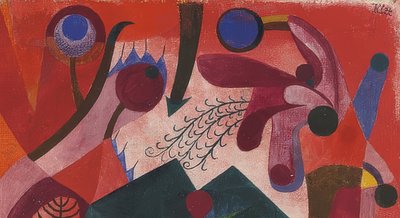 毒ベリー。 1920年 作： Paul Klee