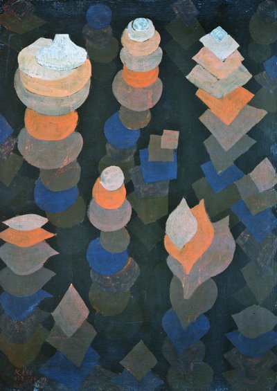 Yökasvien kasvu 作： Paul Klee