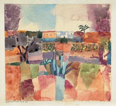 ハマメット、1914年。 作： Paul Klee