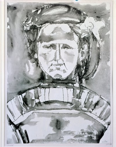 ハンナ（キャンバスに油彩、20世紀） 作： Paul Klee