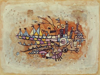 ハーバーシーン 作： Paul Klee