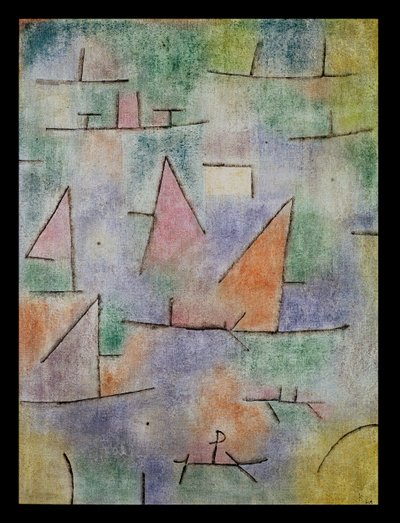 帆船のある港 作： Paul Klee