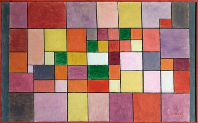 北欧フローラのハーモニー - 絵画 作： Paul Klee