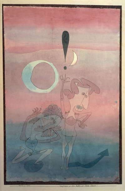 バレエThe False Oath、1922年のメインシーン。 作： Paul Klee