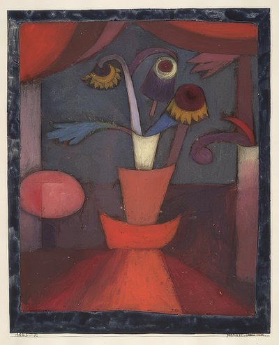 秋の花。 1922 作： Paul Klee