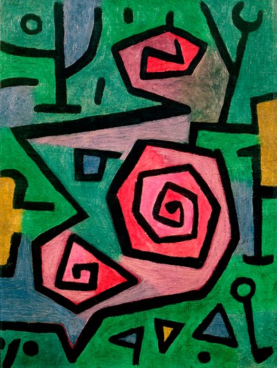 英雄のバラ 作： Paul Klee