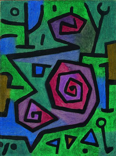 ヒロイック・ローズ、1938 作： Paul Klee