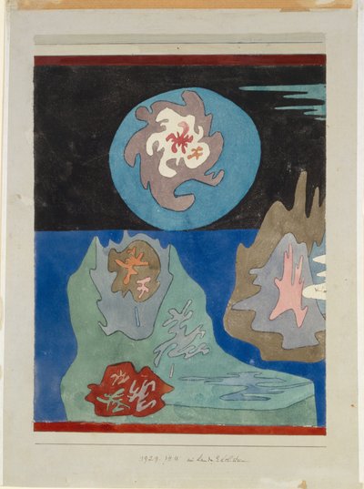 宝石の国で、1929年。 作： Paul Klee