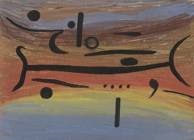楽器、1938年。 作： Paul Klee