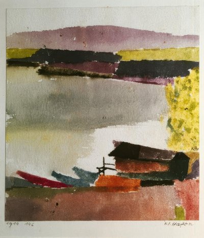 小さな港 作： Paul Klee