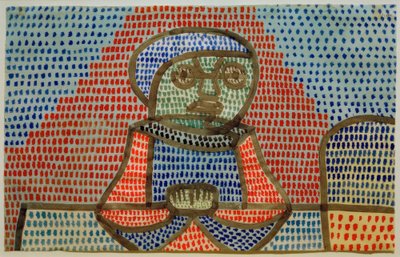 テーブルの少年 作： Paul Klee